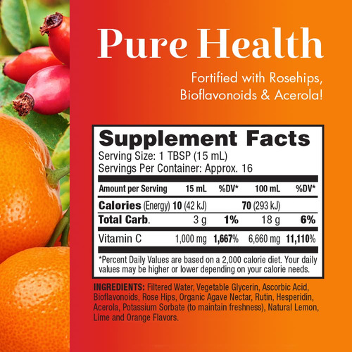 Suplemento Dynamic Health Líquido Vitamina C 1000 Mg 240 Ml - Imagem 2