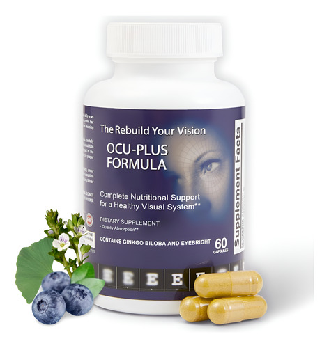 Fórmula Rebuild Your Vision Ocu-plus Suplemento De Saúde Oc - Imagem 6