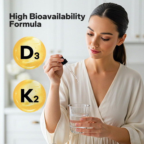 Suplemento Nutrineat Vitamin D3 K2 Liquid Drops 30ml - Imagem 2