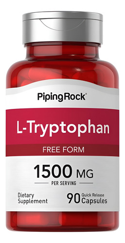 Piping Rock L-triptofano 1500 Mg 90 Cápsulas Forma Livre
