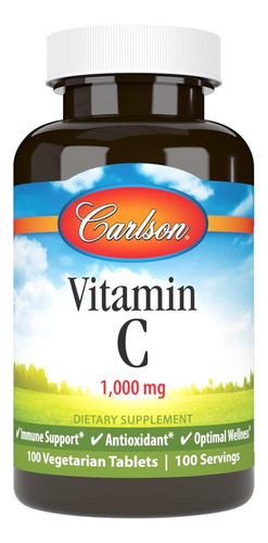 Carlson - Vitamina C 1.000 Mg 100 Contagens
