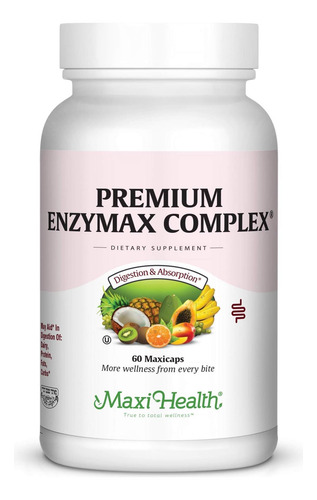 Maxi Health Premiumcomplex Digestive Enzymes Aids Laticínios