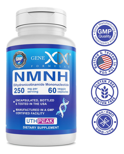 Genex Formulas 250 Mg Nmnh (60 Cápsulas - 30 Porções) Uthp - Imagem 4