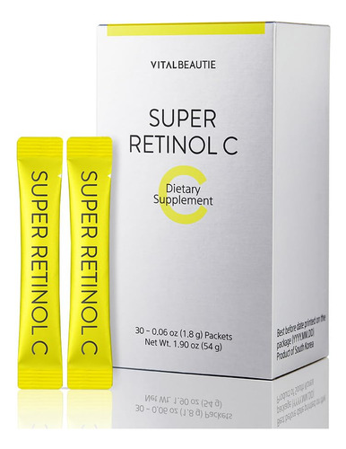 Suplemento Para A Pele Vitalbeautie Super Retinolc Vegan - Imagem 7