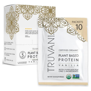 Proteína De Ervilha Vegana Truvani Em Pó Baunilha 20g Pr