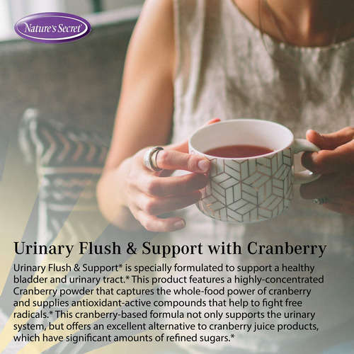 Suplemento Nature"s Secret Urinary Flush & Support 60 Cápsul - Imagem 3