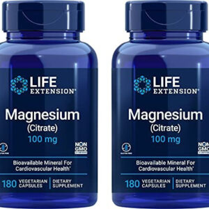 Life Extension Magnésio (citrato) 100 Mg 180 Cápsulas Veget