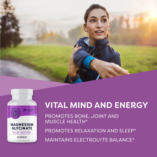 Suplemento Glicinato De Magnésio Vimergy 310mg - 60 Cápsulas - Imagem 2