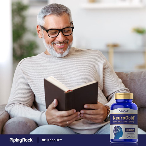 Suplemento De Fosfatidilserina Piping Rock 100mg 120 Cáp - Imagem 6