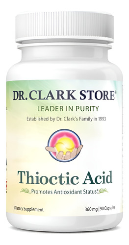 Dra Suplemento De Ácido Tióctico Clark 360 Mg 90 Cápsulas - Imagem 10