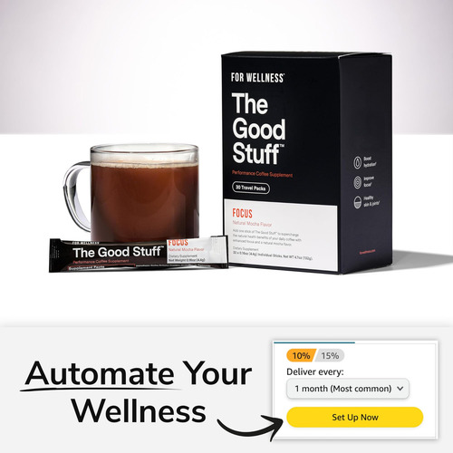 Para O Bem-estar The Good Stuff Focus Blend (30 Pacote De - Imagem 14