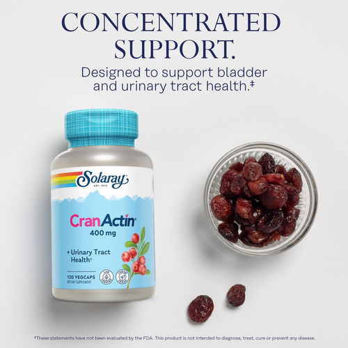 Solaray Cranactin Cranberry Extract 400 Mg - Suplementos De - Imagem 3