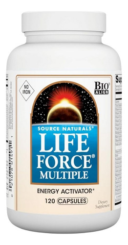 Cápsulas Life Force Sem Ferro 120 Comprimidos (sem Ferro) Da - Imagem 2