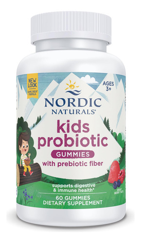 Gomas Probióticas Nordic Naturals Kids Nordic Flora 60 Quila