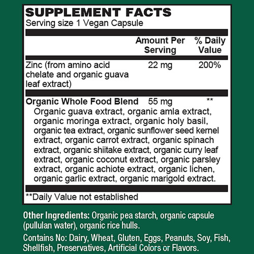 Plantfusion Vegan Zinc Supplements 22 Mg - Composto De Al... - Imagem 4