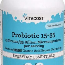 Probiótico Vitacost 15-35 - 35 Bilhões De Cfu** - 60