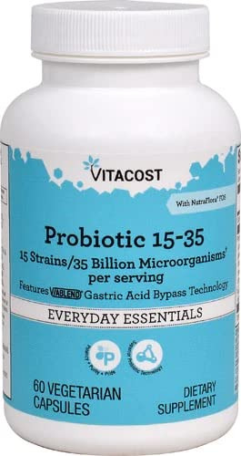 Probiótico Vitacost 15-35 - 35 Bilhões De Cfu** - 60