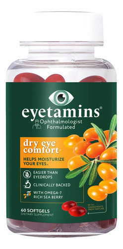 Dry Eye Comfort - 60 Softgels - Ophthalmologist - Formula... - Imagem 2