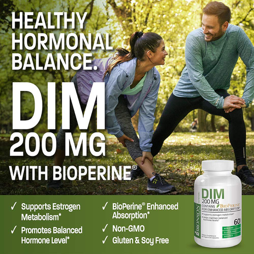 Suplemento Bronson Dim 200 Mg De Diindolimetano Com Bioperin - Imagem 3