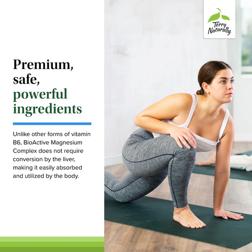 Suplemento Terry Naturally Bioactive Magnésio Complex 60 Ca - Imagem 5