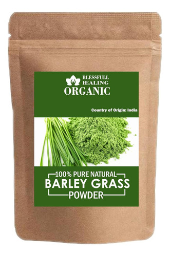 Pó De Grama De Cevada Natural 100% Puro E Orgânico De Cura A - Imagem 4