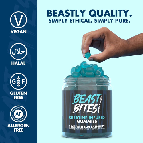 Beast Bites - Creatine Bites - 5g De Monohidrato De Creatina - Imagem 11