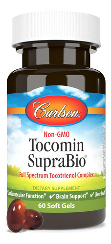 Carlson - Tocomin Suprabio Complexo De Tocotrienol Bio-apri - Imagem 5