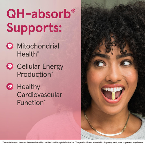 Suplemento Jarrow Formulas Qh-absorb 200 Mg De Cápsulas De C - Imagem 4