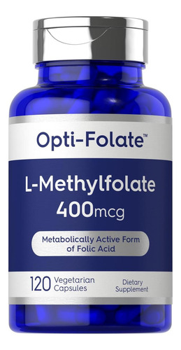 Carlyle L Metilfolato 400mcg 120 Cápsulas Vegetariano