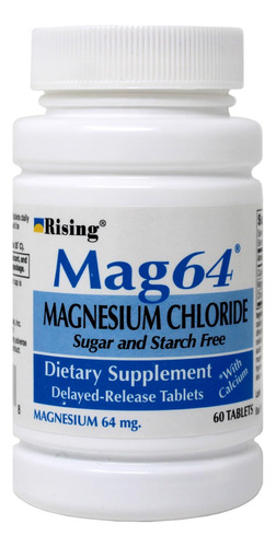 Suplemento Rising Mag64 Cloreto De Magnésio 64mg 60 Comprimi - Imagem 6