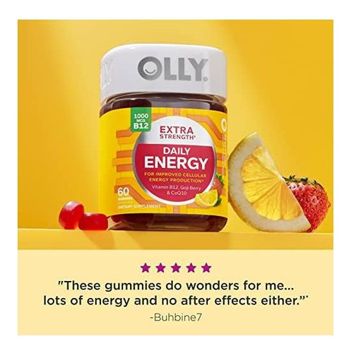 Vitamina B-12 Marca Olly 1000 Mcg 60 Comprimidos - Imagem 5