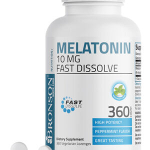 Suplemento Bronson Melatonina 10 Mg Comprimidos De Dissoluçã