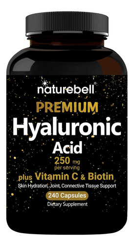 Suplementos De Ácido Hialurônico Da Naturebell 250mg 240 E - Imagem 7