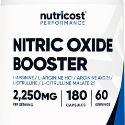 Nutricost Nitric Oxide Booster 750mg 180 Cápsulas - 2250...