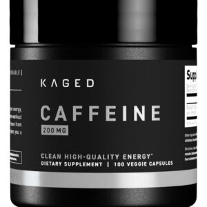 Suplemento De Cafeína Kaged Purcaf 200 Mg 100 Comprimidos Or