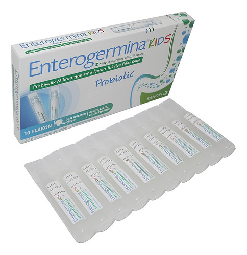 Enterogermina Kids (10 Frascos) Bacillus Clausii - Imagem 2