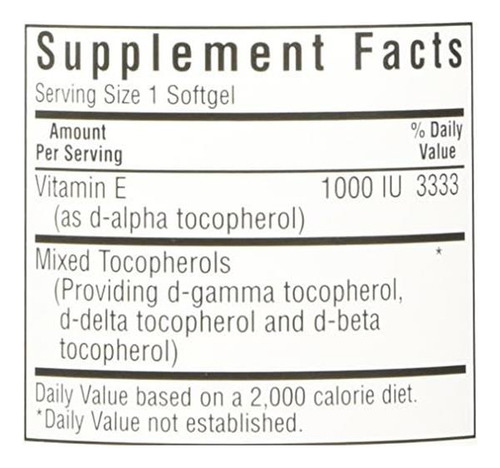 Bluebonnet Vitamina E 1000 Ui Cápsulas Macias Tocoferóis 50 - Imagem 6