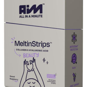 Tiras Orais De Beleza Meltinstrips Com Colágeno E Ácido