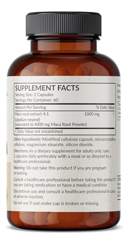 Raiz De Maca Futurebiotics Extra Strength 4000 Mg - Imagem 8