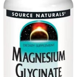 Glicinato De Magnésio Source Naturals Para Nervos Calmos