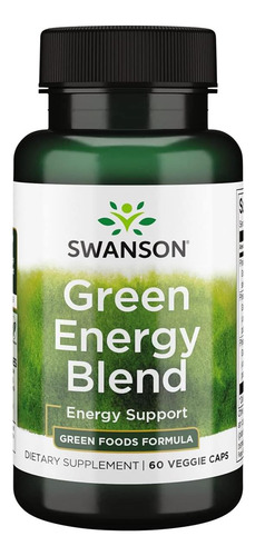 Swanson Greens Veg Cap: Energia Natural 60 Cápsulas - Imagem 7