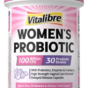 Probióticos Vitalibre Women 30 Cepas 100 Bilhões De Cfu 30 C