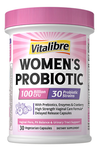 Probióticos Vitalibre Women 30 Cepas 100 Bilhões De Cfu 30 C