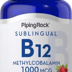 Vitamina B-12 Marca Piping Rock 1000 Mcg 120 Comprimidos