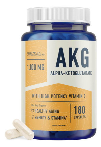 Suplemento Snutrition Akg 1.100 Mg/porção 180 Cápsulas