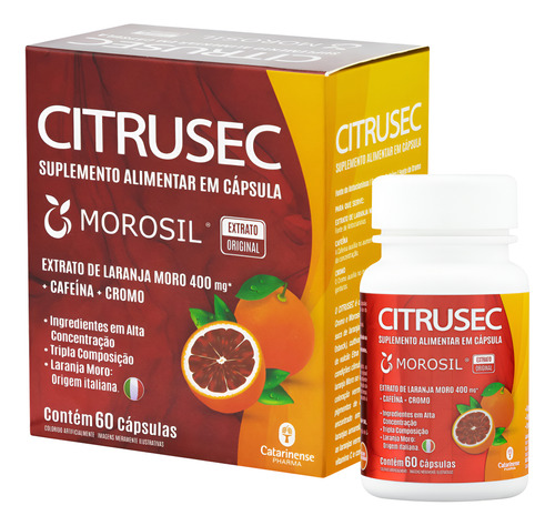 Citrusec Morosil Catarinense Laranja Moro Cromo Vitamina C - Imagem 7