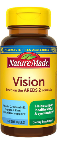 Nature Made Vision Baseado Na Fórmula Areds 2 O Suplemen...