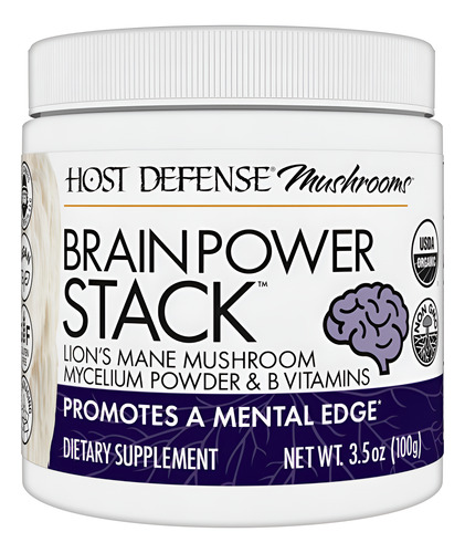 Suplemento Host Defense Brainpower Stack Powder 100g