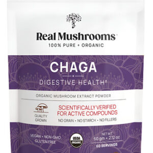 Suplemento De Cogumelos Reais: Chaga Em Pó (60 Porções)