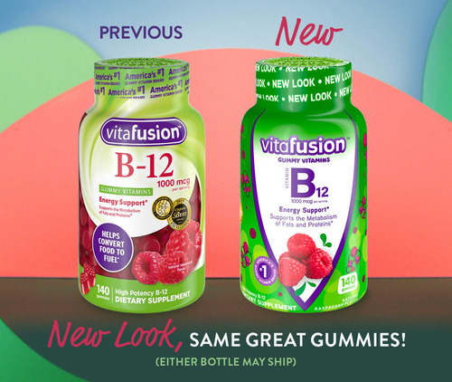Suplemento De Vitaminas De Goma Fram Vitafusion B12 De 60 Qu - Imagem 3